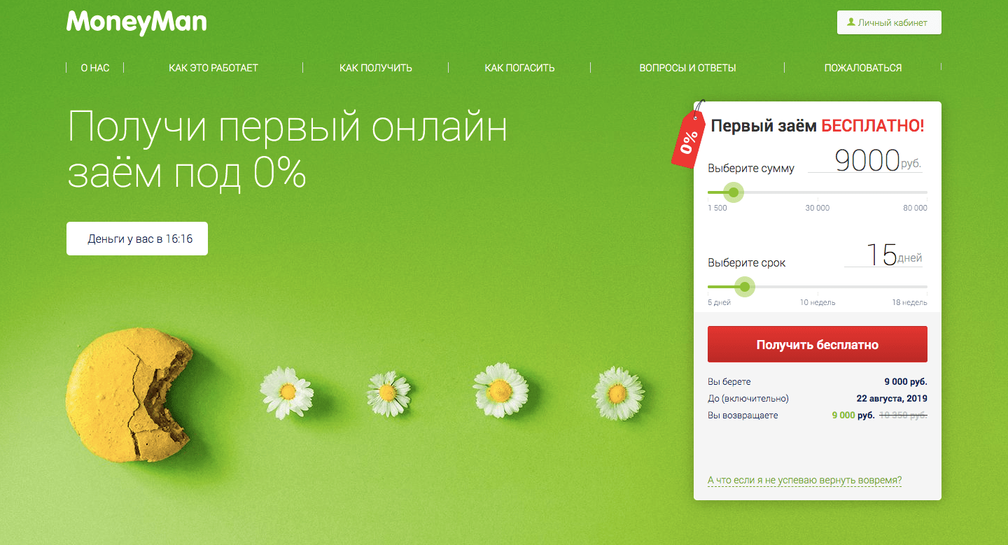 МФО МаниМен в Звенигово